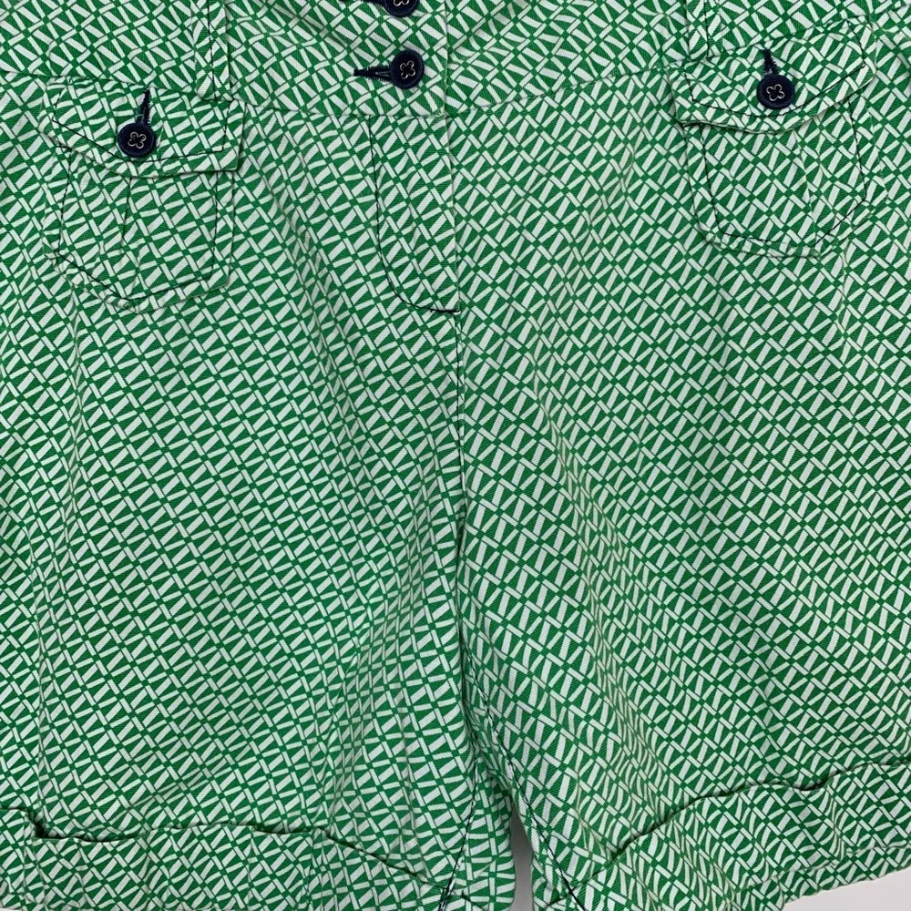 LL Bean Geometric Print Women’s Shorts Size 10 Vintage Retro
